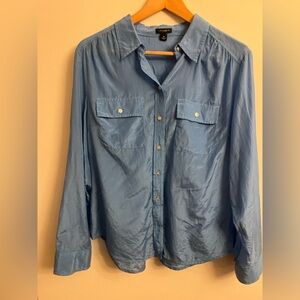 Ann Taylor silk blend shirt